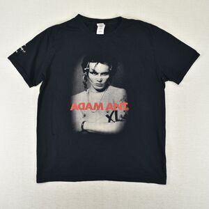Adam Ant 2012 Concert Tour T Shirt Mens L Black Graphic Tee Concert Merch